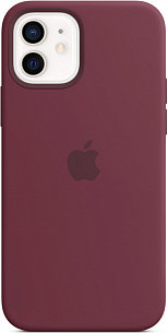 Чехол Apple для iPhone 12/12 Pro Silicone Case with MagSafe (сливовый)